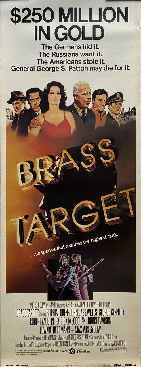 brass target 1978 insert card